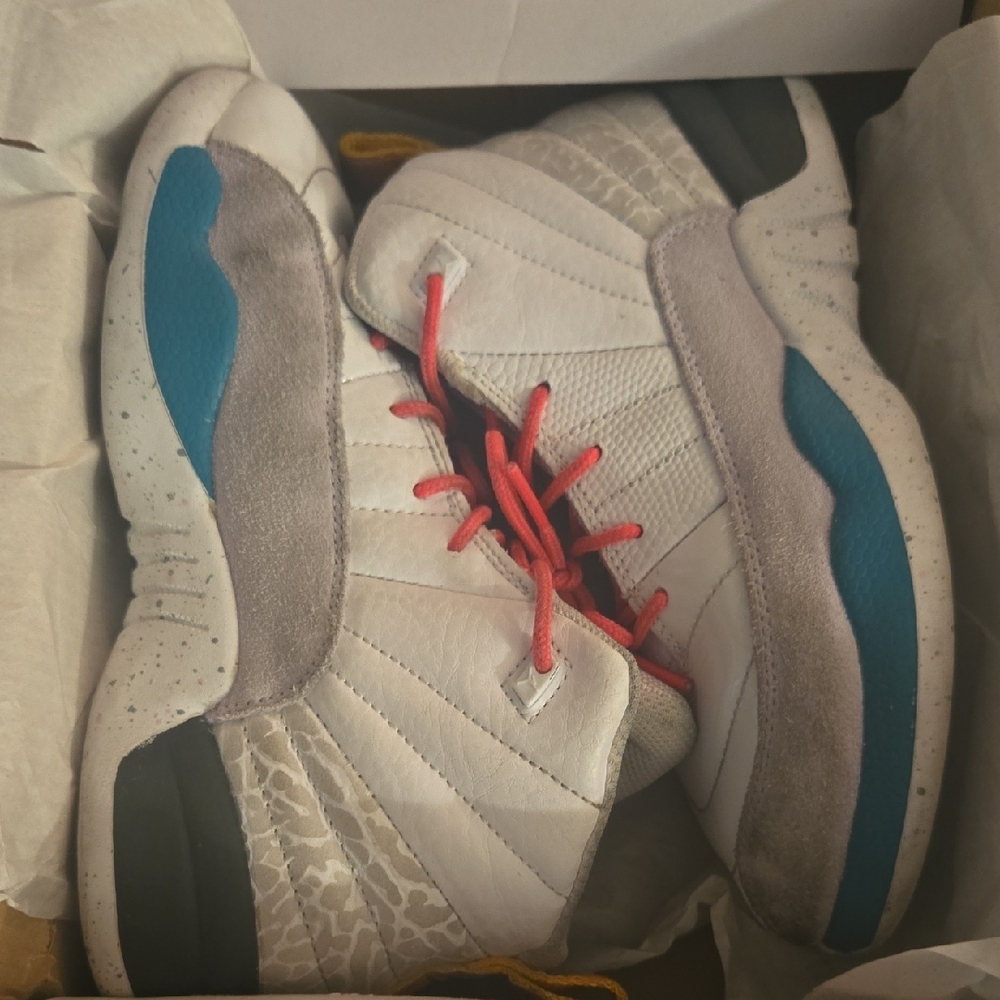 Jordan 12 Retro PS in White and Green